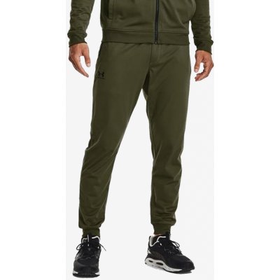Under Armour SPORTSTYLE TRICOT pánské tepláky khaki – Zboží Dáma