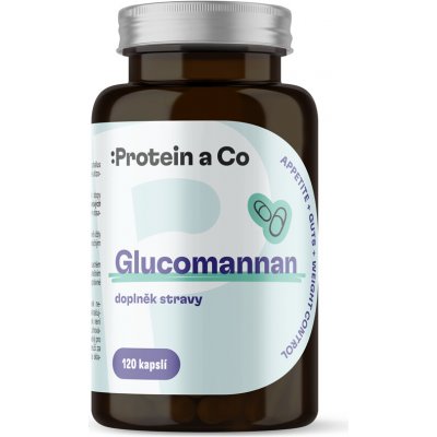 Protein a Co Glukomanan 120 kapslí – Hledejceny.cz