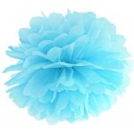 Tkáňový papír pompom nebeská modrá 25cm PartyDeco – Sleviste.cz