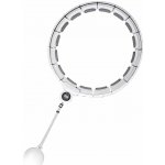 Trizand 25254 Masážní obruč Hula Hoop se závažím, bílá – Zboží Dáma