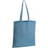 Nákupní taška a košík Recyklovaná bavlněná taška 140g/m? modrá