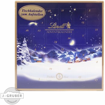 Lindt adventní kalendář modrý 115g