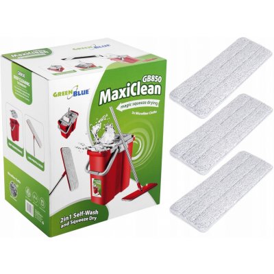 Maxiclean Automatický plochý kbelík na mop + 3 vložky z mikrovlákna – HobbyKompas.cz