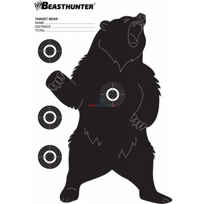 Terč silueta Beast Hunter Bear 10ks – Zboží Dáma