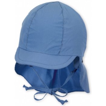 Sterntaler Dětský UV klobouk s plachetkou plátno UV 50+ modrá