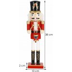 Springos CA0818 VÁNOČNÍ OZDOBNÝ LUSKÁČEK 38 CM – Hledejceny.cz