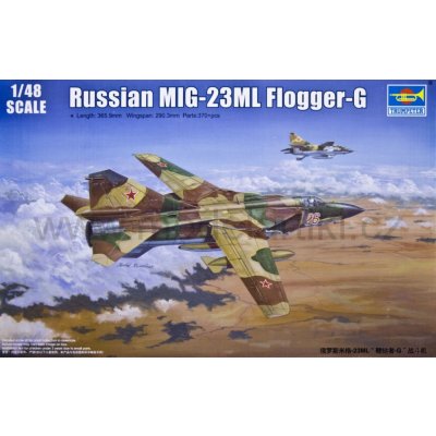 Trumpeter slepovací model Russian MIG 23ML Flogger G 1:48