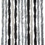 Dekorativní závěs proti hmyzu do dveří karavanu Brunner, 56 × 205 cm barva antracit / světle šedá / stříbrná – Hledejceny.cz