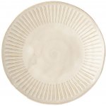 MIJ Jídelní talíř RIDGED ALABASTER 25 cm – Sleviste.cz