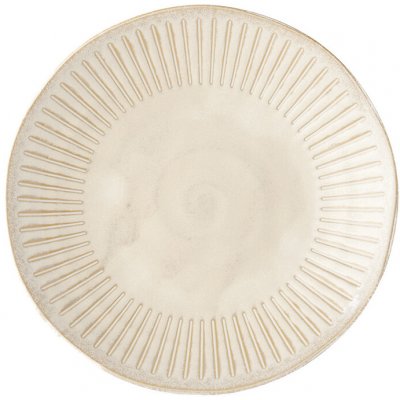 MIJ Jídelní talíř RIDGED ALABASTER 25 cm – Sleviste.cz