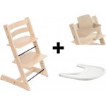 STOKKE Set Tripp Trapp + dětský set2 + pultík Natural – Hledejceny.cz