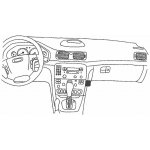 Konzole pro držák mobilního telefonu do Volvo S80