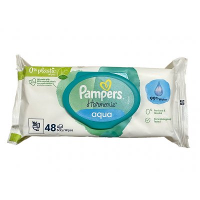 Pampers Aqua Harmonie vlhčené ubrousky 48 ks