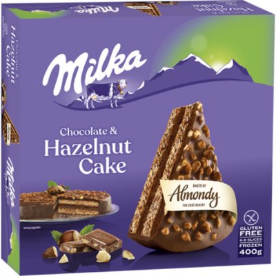 Almondy Milka čoko dort s lískovými oříšky 400 g – Zbozi.Blesk.cz