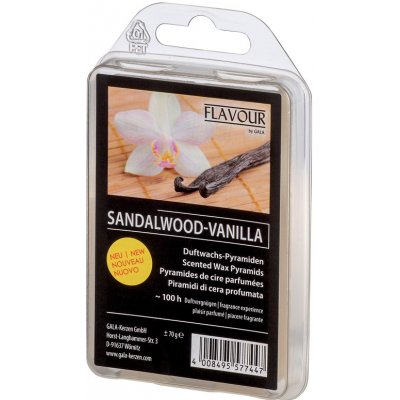 Gala Vonný vosk Sandalwood-Vanilla do aroma lampy 6 ks – Zboží Mobilmania