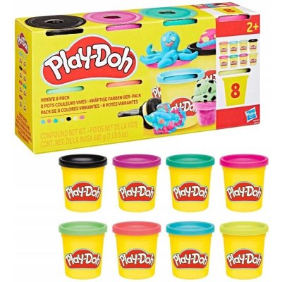 PLAY-DOH HASBRO Barevná modelína kreativní set 8 kelímků 680g – Zboží Mobilmania