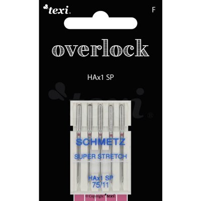 Jehly pro overlocky TEXI OVERLOCK HAx1 SP 5x75 – Sleviste.cz