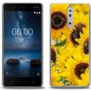 Pouzdro a kryt na mobilní telefon Nokia Pouzdro mmCase gelové Nokia 8 - slunečnice