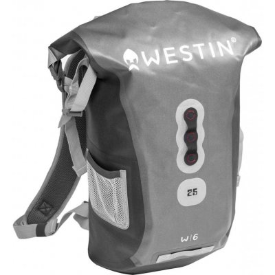 Westin Vodovzdorný rolovací batoh W6 Roll-Top Backpack Silver & Grey 25L – Zboží Mobilmania