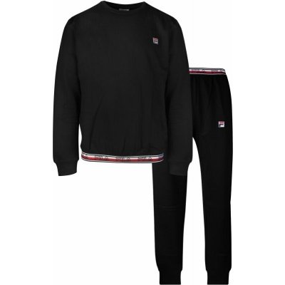 Fila FPW1106 pánské pyžamo dlouhé černé – Zboží Mobilmania