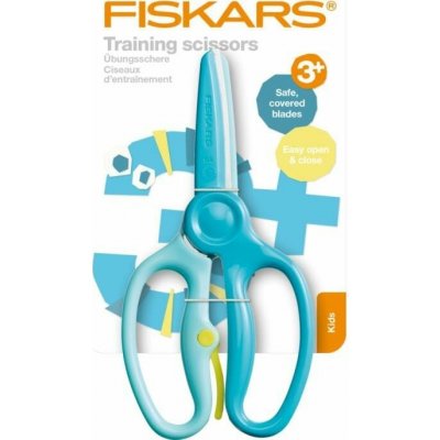 FISKARS Tréninkové nůžky - tyrkysové FISKARS 1064068 – Zboží Mobilmania