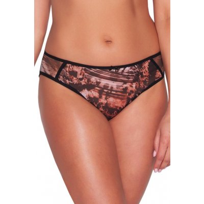 Ava Lingerie Kalhotky Wild Black Černo hnědá