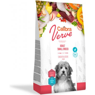 Calibra Dog Verve GF Adult Small Chicken&Duck 6 kg – Hledejceny.cz