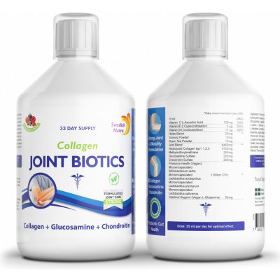 Swedish Nutra Collagen Joint Biotics bez cukru 500ml