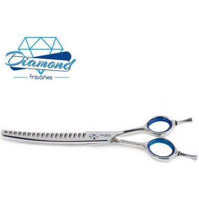 Ibanez Rondine Nůžky modelovací zahnuté 18 zubů 16,5 cm – Hledejceny.cz