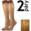 VOXX podkolenky NYLON knee-socks 20 DEN 2 páry castoro