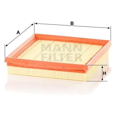 MANN FILTER Vzduchový filtr C 21 014 – Hledejceny.cz