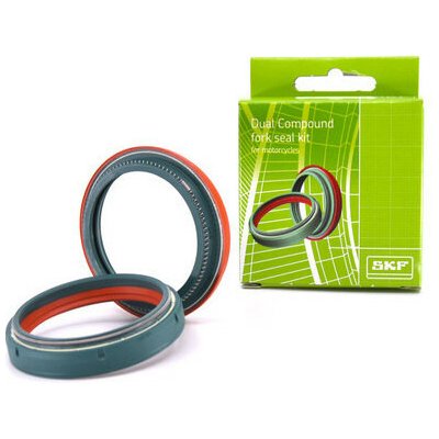 simering + prachovka do př. vidlice (49 x 60 x 10 mm, Showa 49 mm, DC), SKF (zeleno-červené) | Zboží Auto