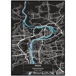 Jen tak z lásky Plakát Mapa vašeho místa Rozměr plakátu: 30 x 40 cm, Barevná varianta: Bílá – Hledejceny.cz