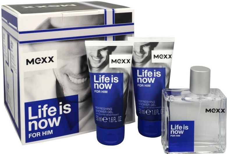 Mexx Life Is Now Him EDT 50 ml + sprchový gel 2 x 50 ml dárková sada