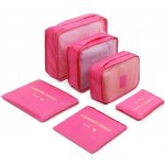 KUFRYPLUS Cestovní organizéry LP13754 tmavě růžová – Sleviste.cz