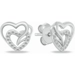 Brilio Silver náušnice EA1119W – Zbozi.Blesk.cz