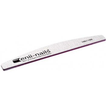 Enii Nails pilník na nehty šedý půlměsíc 100/100