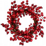 Dommio Věneček s červenými bobulemi Ø30 cm – Zbozi.Blesk.cz