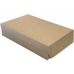 Krabice na chlebíčky KRAFT 40 x 27 x 7 cm, FSC Mix – Zboží Mobilmania