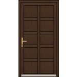 OknaDvereNaMiru.cz Vchodové dveře SLOUPKOVÉ Bruno 3 ořech 90 x 210 cm – Hledejceny.cz