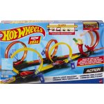 Hot Wheels TRACK BUILDER FLK89 V KUFŘÍKU MULTI LOOP BOX – Zboží Dáma
