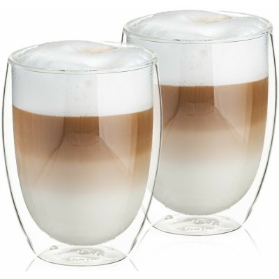 4home Termo sklenice na latté Hot&Cool 0,35l 2 ks – Zboží Mobilmania