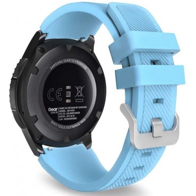 BStrap Silicone Sport řemínek na Samsung Gear S3, pastel blue – Zboží Mobilmania