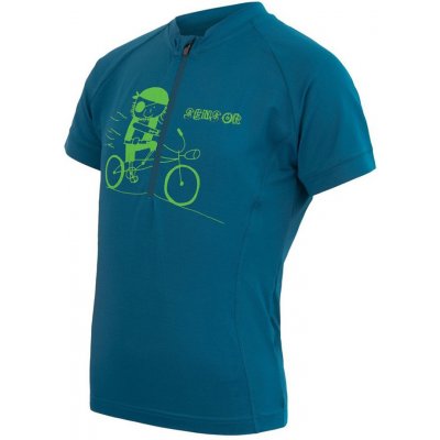 Sensor COOLMAX ENTRY dětský kr.rukáv safír green Pirate – Zboží Dáma