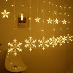 LUMA LED 138 LED světelný řetěz závěs vločky a malé hvězdy 2,5m kabel 1,5m teplá bílá – Hledejceny.cz