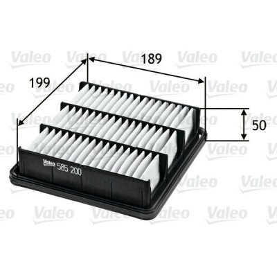 Vzduchový filtr VALEO 585200 – Hledejceny.cz