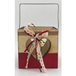 MagicHome Dekorace Vánoce Woodeco lucerna s skleničkou bal. 5 ks 8x8 cm – Hledejceny.cz