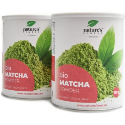 Nature's Finest Matcha Powder Bio 2 x 70 g – Hledejceny.cz
