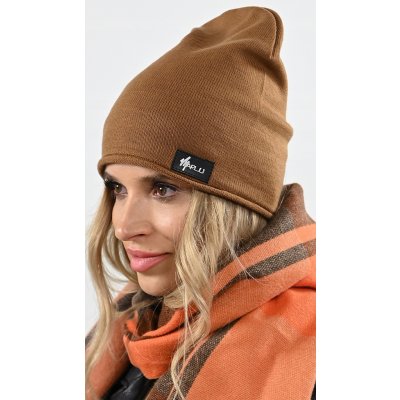 Fashionweek dámská čepice beanie šmoulinka Al-PN2 Mocca – Hledejceny.cz