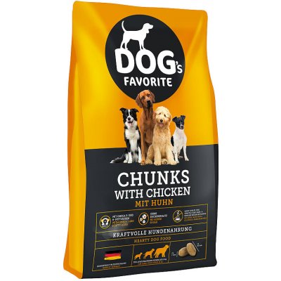 Dog´s favorite Chunks with chicken 15 kg – Zboží Mobilmania